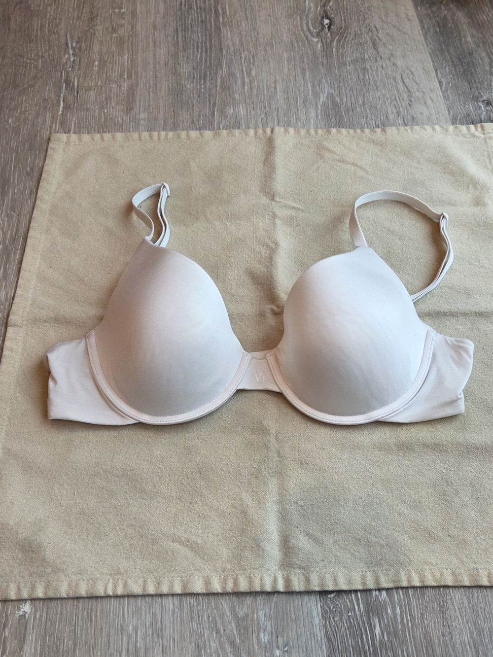 Uplift Semi Demi Victoria's Secret Lined Demi Size 34 B